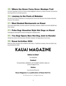 Kauai Magazine Winter 2024 Preview